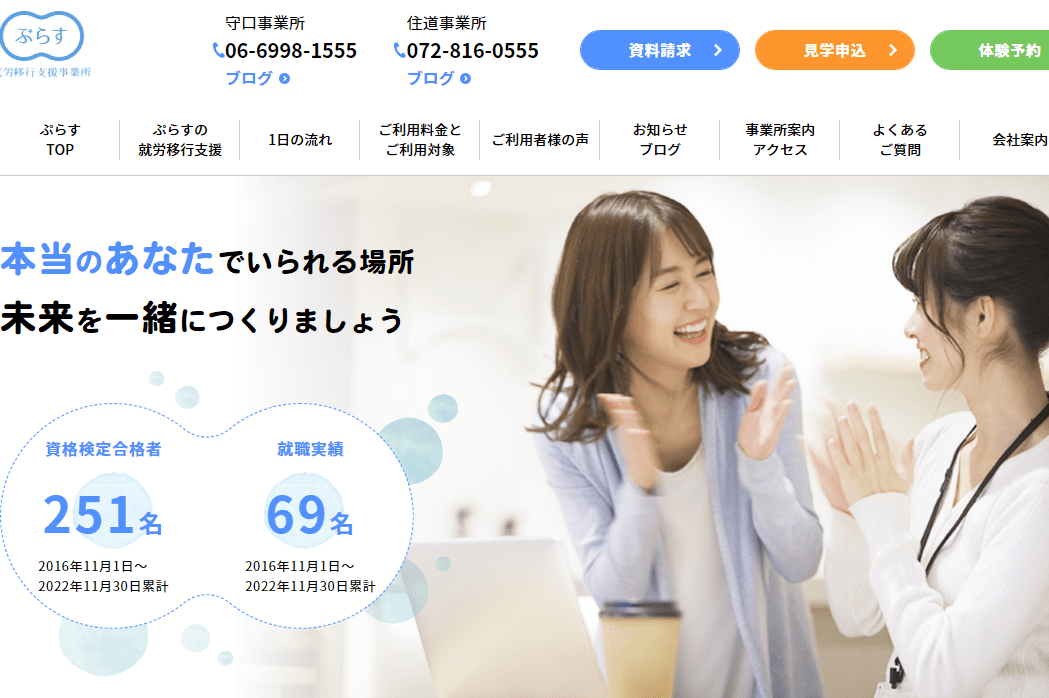 就労移行支援事業所ぷらす